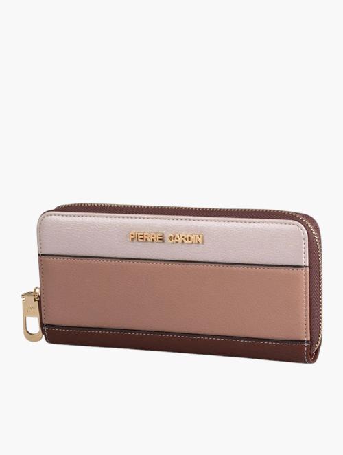 Pierre Cardin Beige Pierre Cardin Zip Around Purse