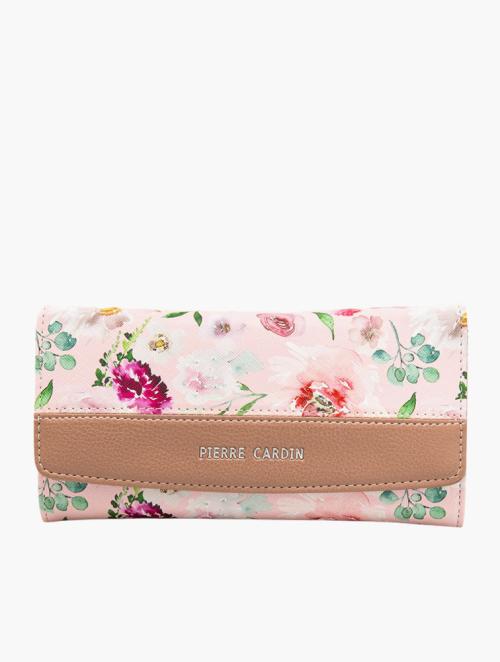 Pierre Cardin Pink Floral Pierre Cardin Bifold Purse