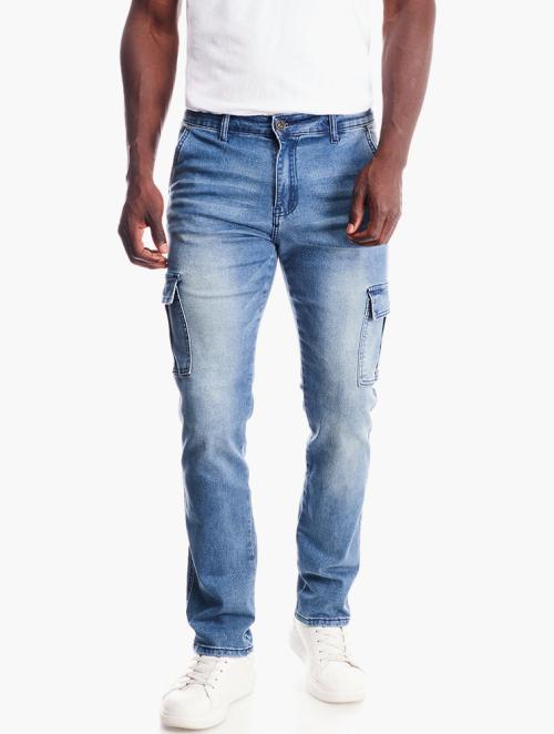 Pierre Cardin Indigo Pc Cargo Denim Jeans