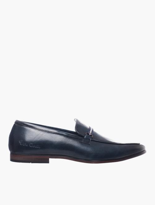 Pierre Cardin Navy Slip On Shoes