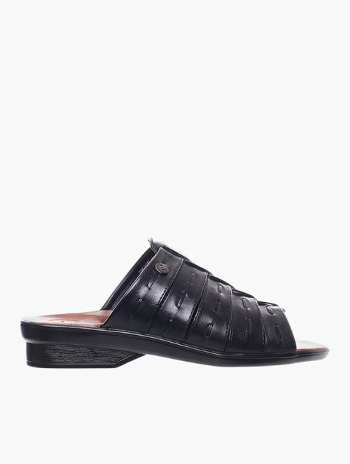Pierre Cardin Black Multiple Strap Sandals