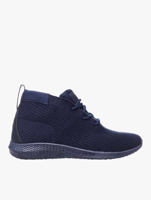 Pierre Cardin Navy Mono Knit Sneakers