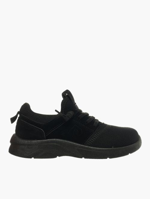 Pierre Cardin Youths Black Mono Connor Trainers