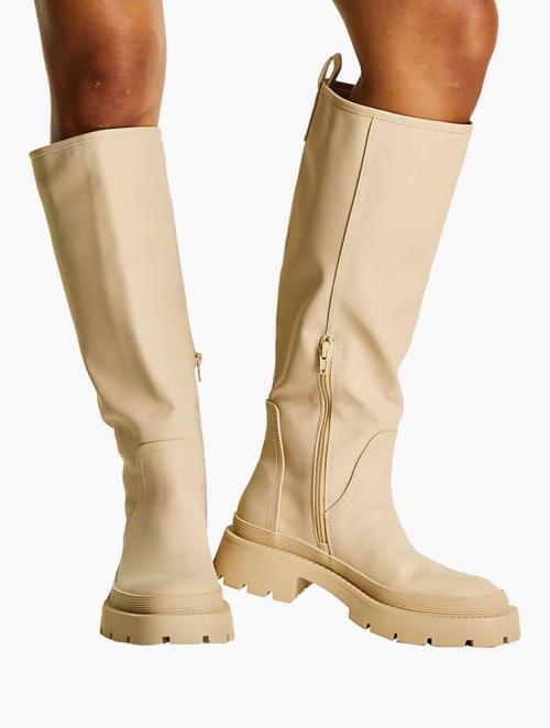 Pimkie Beige Wellie High Boots