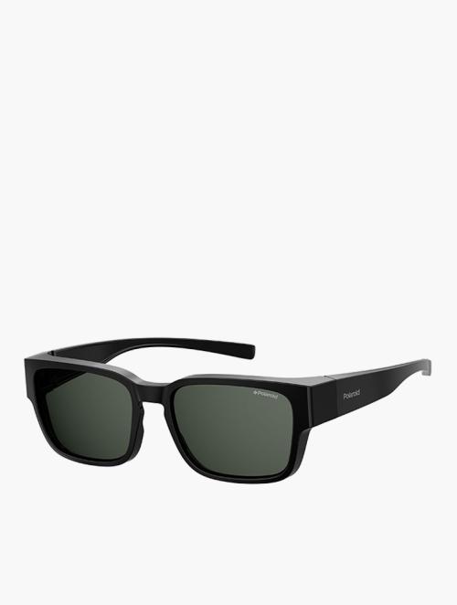 Polaroid Black Rectangular Sunglasses