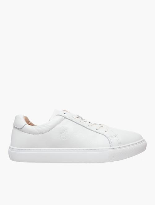 Polo White Classic Leather Sneakers