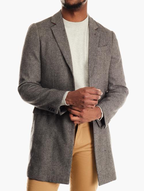 Polo Grey Textured Coat