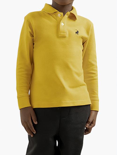 Polo Yellow Robert Long Sleeve Golfer