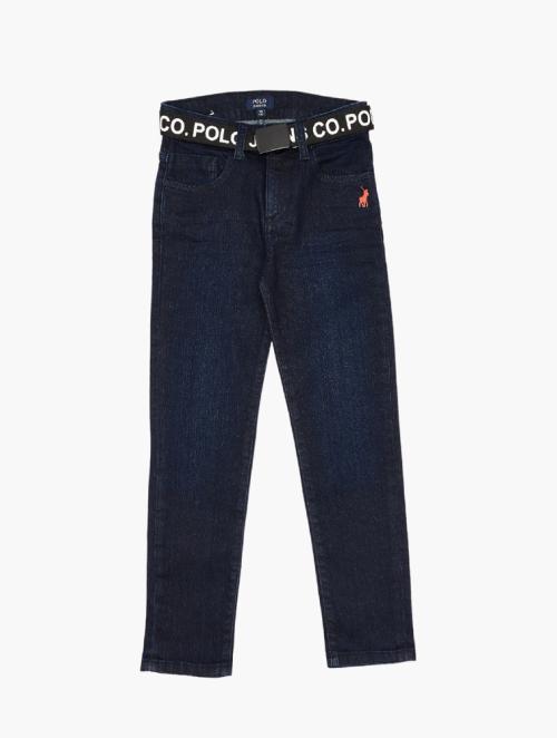 Polo Dark Wash PJC Rowan Belted Slim Fit Jeans