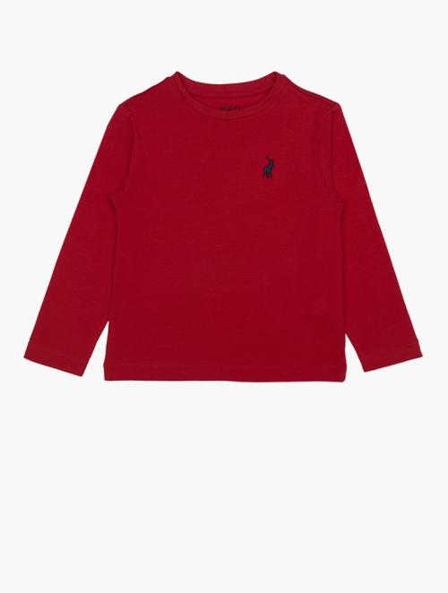 Polo Red Logo Long Sleeve Tee