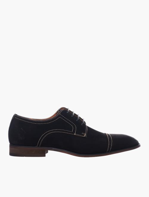 Polo Black Brogue Toe Cap Gibson Lace Up