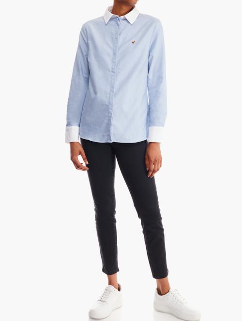 Polo Blue Excl Oxford Long Sleve Shirt