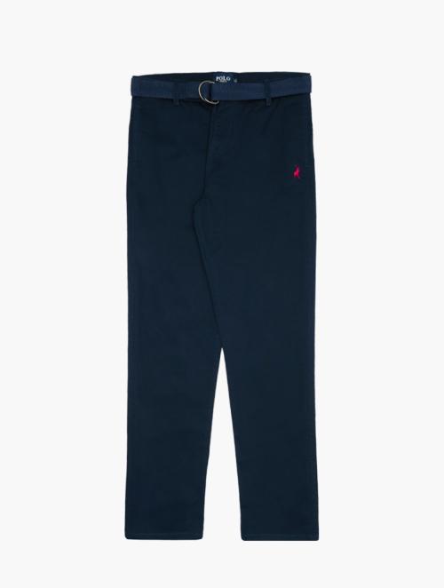 Polo Navy Adrian Belted High Rise Pants