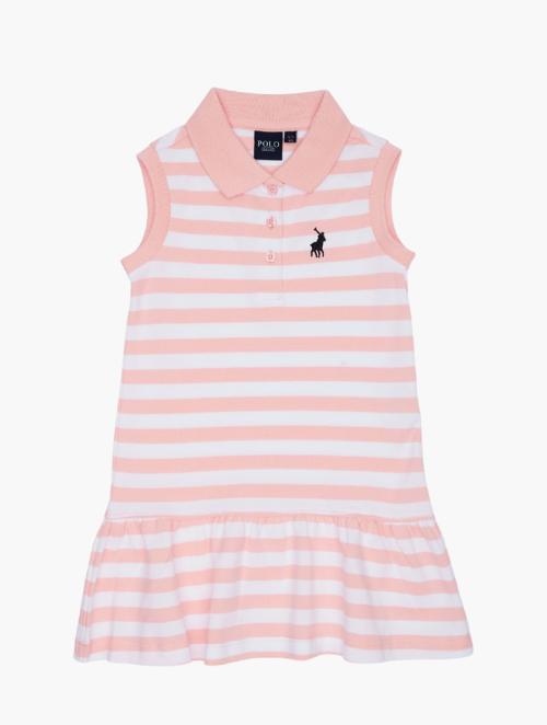 Polo Pink Isabella Striped Golfer Dress