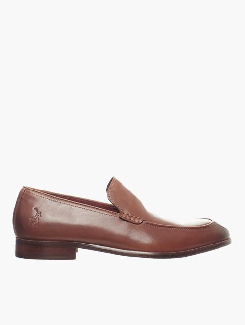 Polo Tan Classic Slip On Loafers
