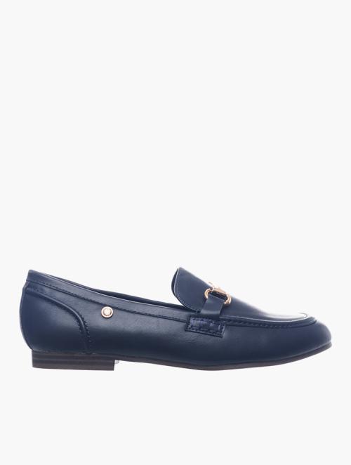 Polo Navy Trim Net Sole Loafers