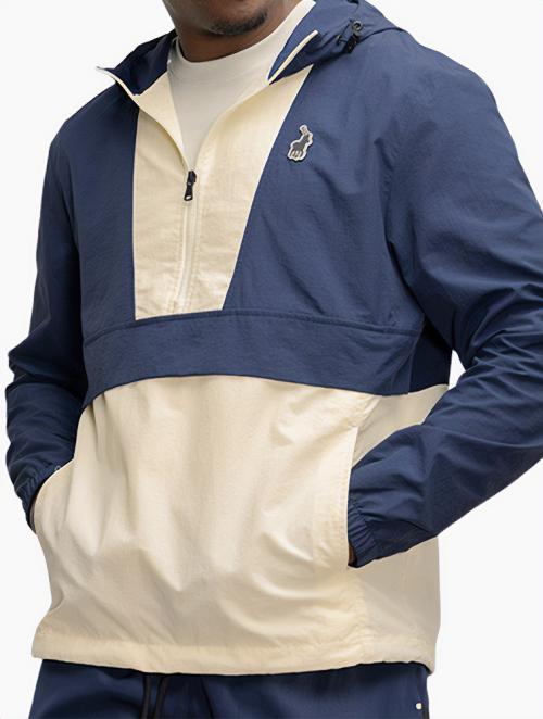 Polo Navy Sport Long Sleeve Anorak Jacket