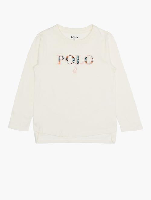 Polo Milk Girls Lily Long Sleeve Tee