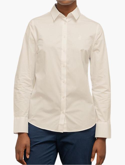 Polo White Kate Long Sleeve Shirt