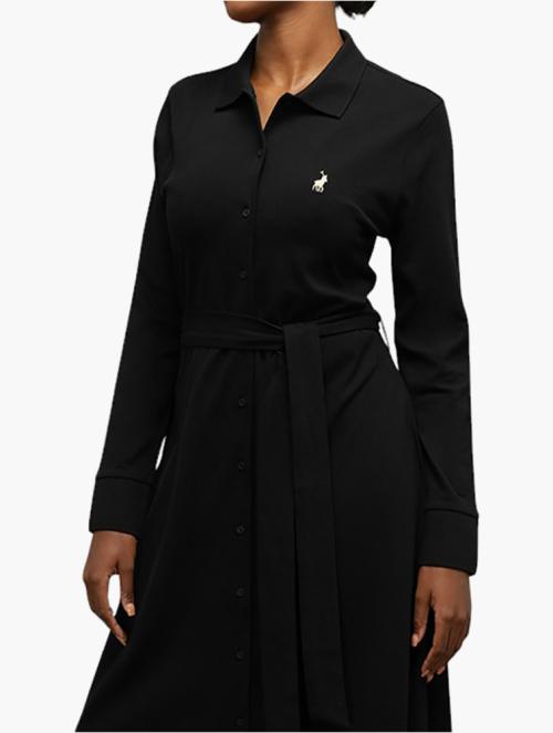 Polo Black Stacey Long Sleeve Belted Dress