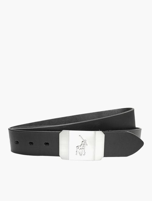 Polo Black Etan Leather Belt