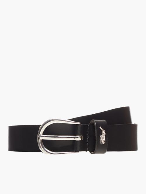 Polo Black Classic Leather Belt