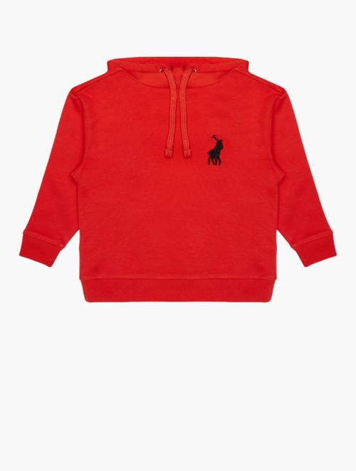 Polo Red Hooded Sweaters