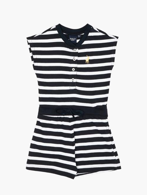 Polo Navy Striped Jumpsuits
