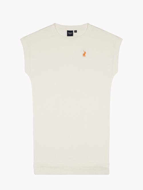 Polo Off White Casual Dress