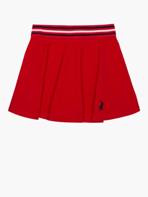 Polo Red Frill Skirt
