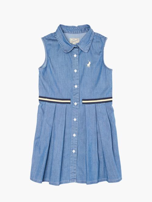 Polo Dark Wash PJC Sleevesless Shirt Dress