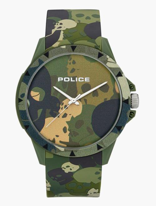 Police Camo Sketch 3H Silicone Watch