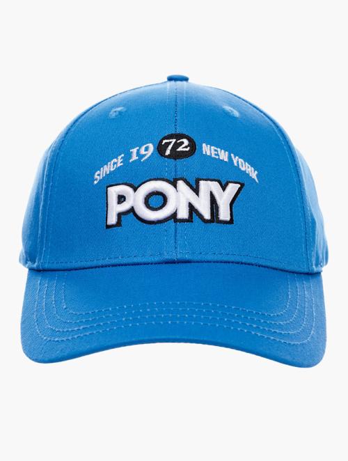 Pony Blue Curve Cap