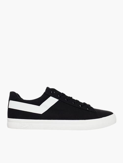 Pony Black Top Star Canvas Low Sneakers