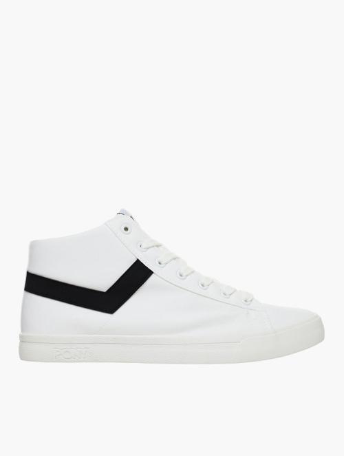 Pony White Top Star Hi Canvas Sneakers