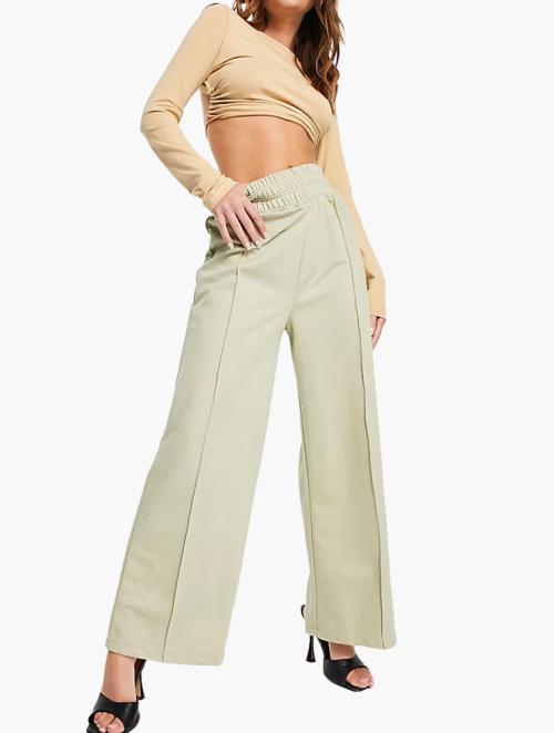 Public Desire Sage Seam Front Wide Leg Pants