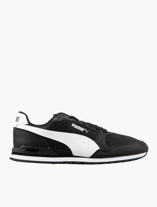 PUMA Black & White St Runner V2 Mesh Casual Shoes