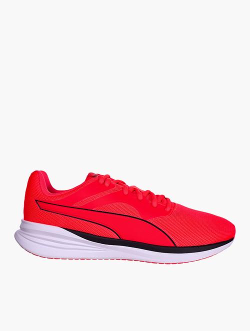 PUMA Red & White Transport High Risk Sneakers