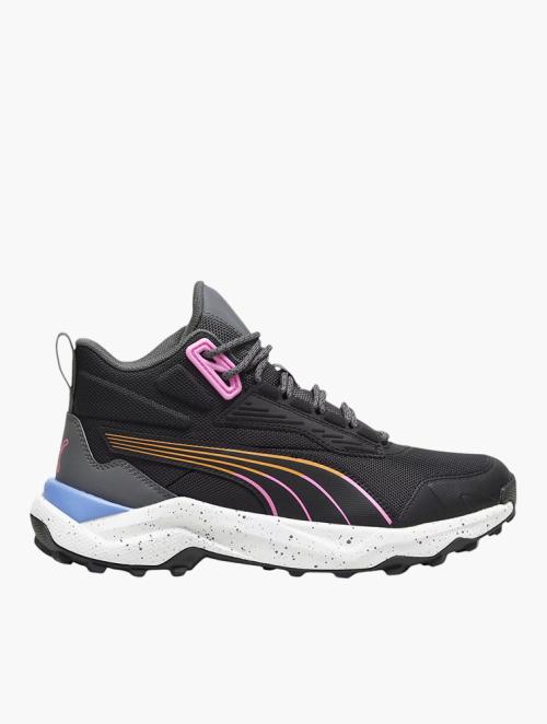 PUMA Black Obstruct Pro Mid Running Shoes