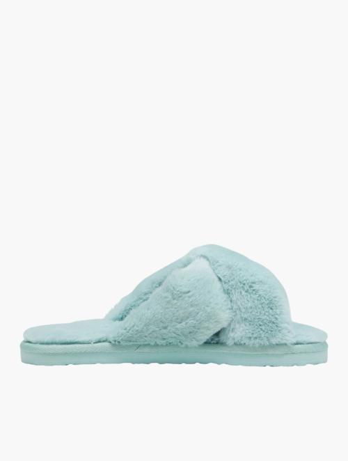 PUMA Green Fog & White Fluff X Strap Slippers