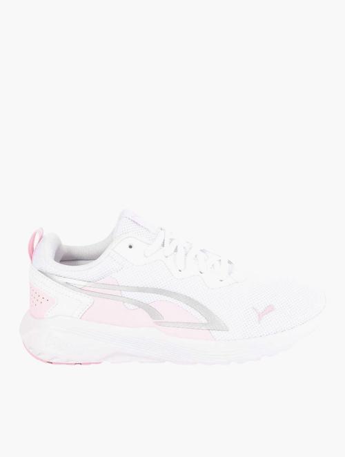 PUMA White & Pink All Day Active Sneakers