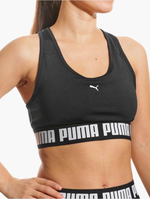 PUMA Black Strong Mid-Impact Training Bra