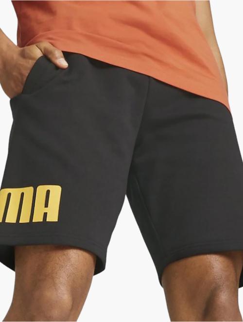 PUMA Black & Mustard Power 9 Tr Shorts 