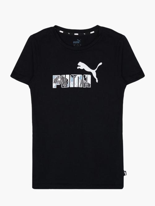 PUMA Black Graphic Print T-Shirt