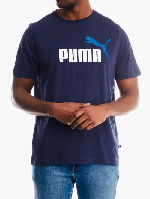 PUMA Navy Essential Logo T-Shirt