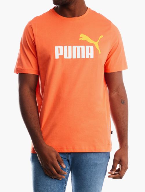 PUMA Orange Graphic Print T-Shirt