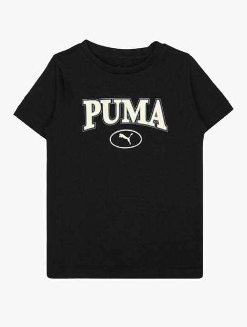 PUMA Black Graphic Print T-Shirt