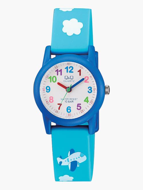 Q&Q Blue Q&Q Analog Quartz Kids Watch