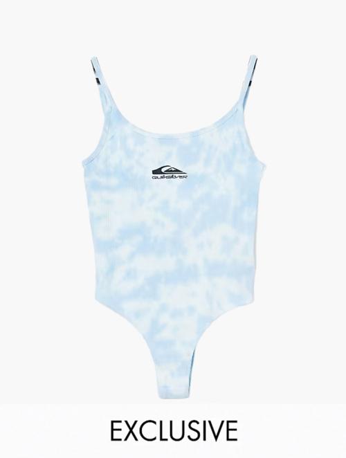 Quiksilver Blue Wave Project Tie Dye Bodysuit