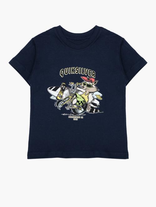 Quiksilver Boys Navy Blazer Racoon Style SS Tee